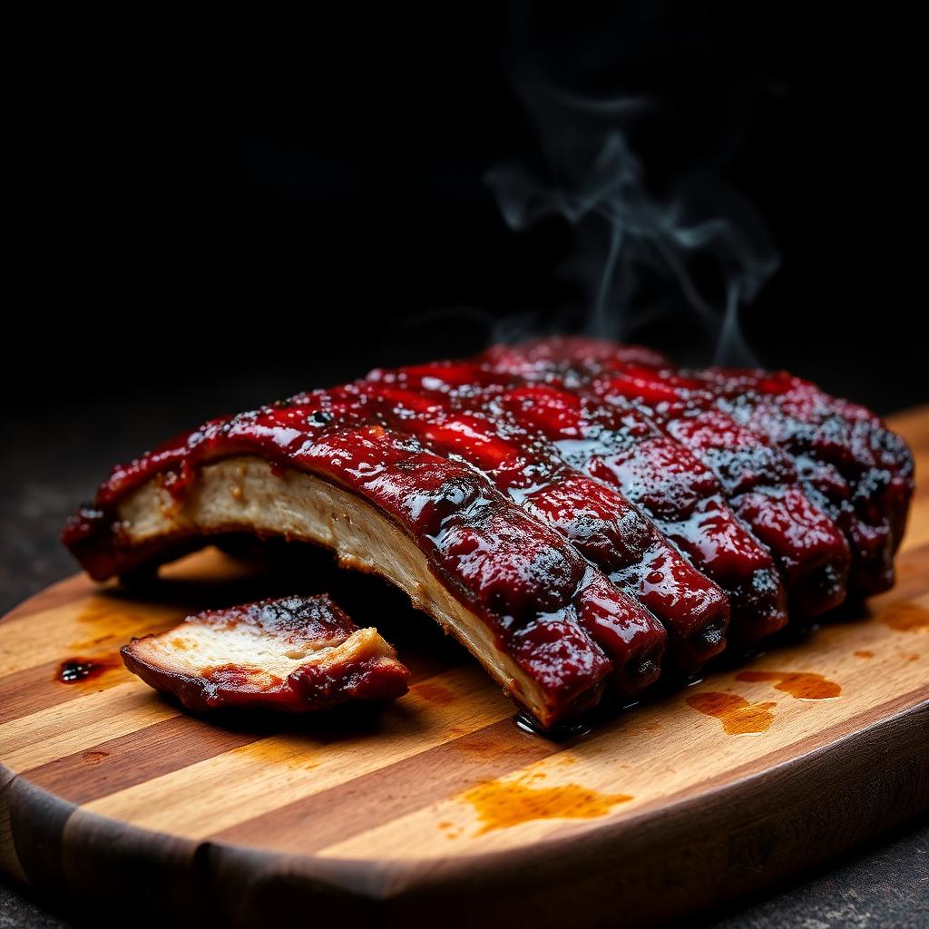 Vepřová žebra z grilu